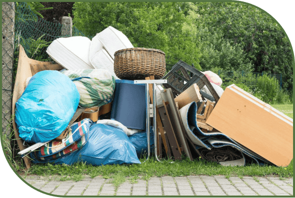 Image avec des déchets ménagers